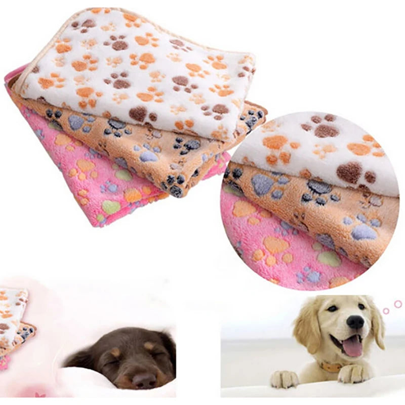 Fleece Pet Bed Blanket - Soft and Cozy Blankets 