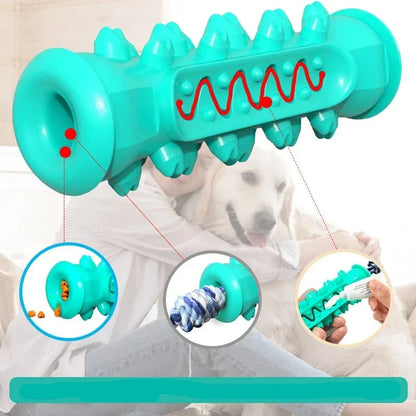 Dog Toothbrush Toy - Interactive Chew Toy for Cleaner Teeth 