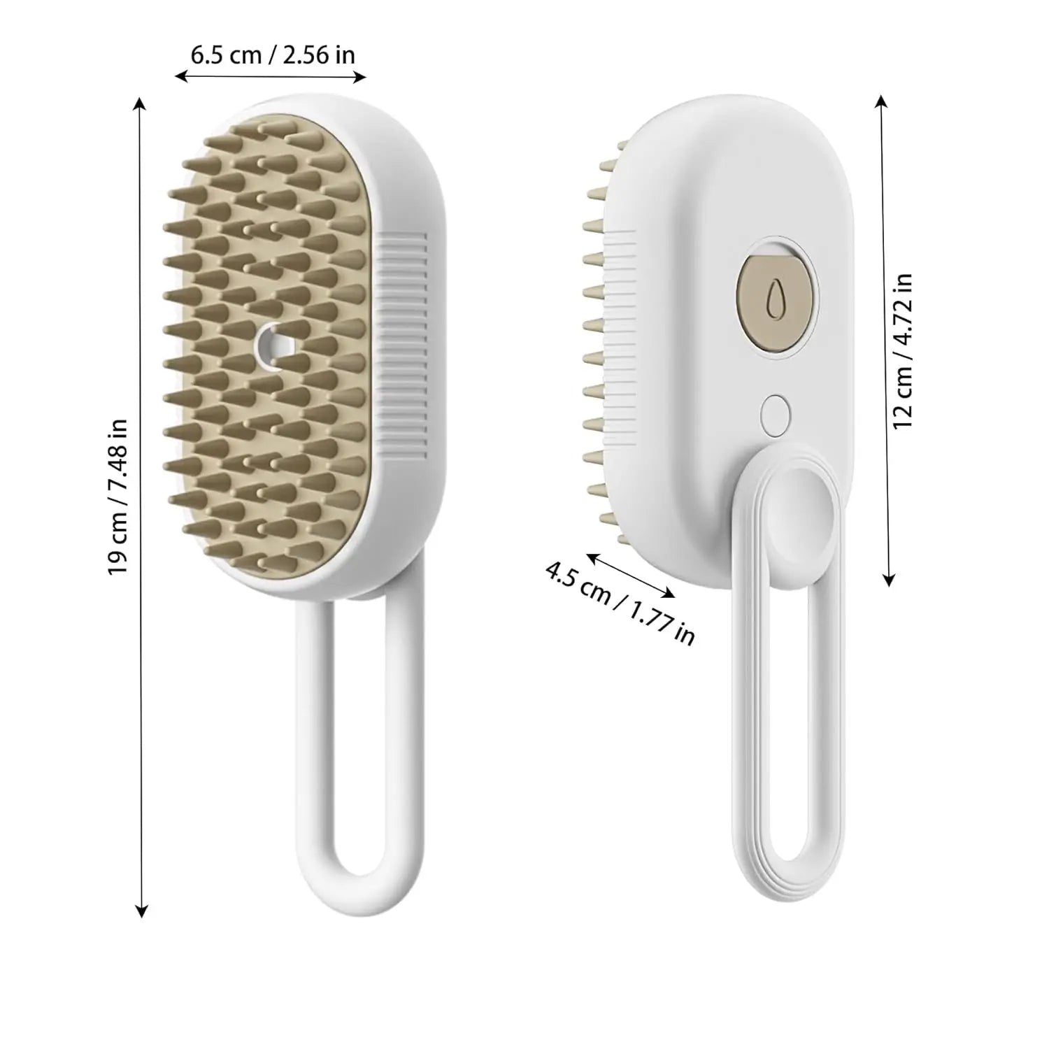 Electric Steam Dog Brush - Effortless Grooming for a Shiny, Healthy Coat