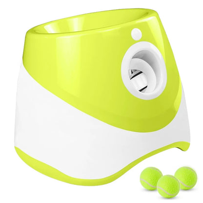 Automatic Tennis Thrower Dog Toy - Interactive Ball Launcher