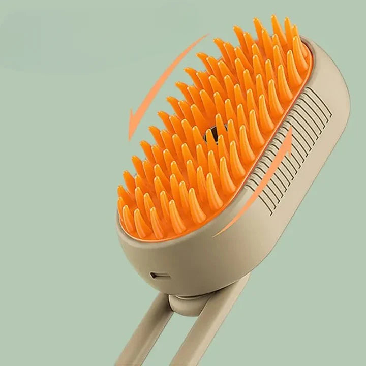 Electric Steam Dog Brush - Effortless Grooming for a Shiny, Healthy Coat