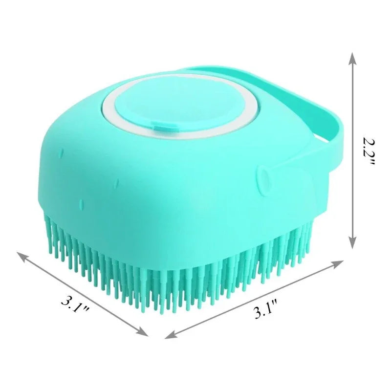 Pet Bath Shampoo Brush - Easy Grooming for a Clean and Shiny Coat