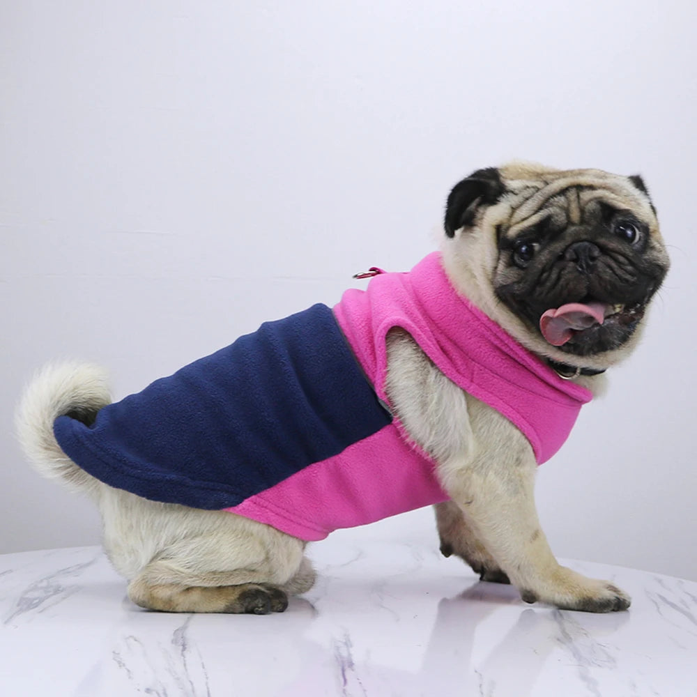 Winter Fleece Pet Dog Clothes - Cozy and Warm Outfits for Cold Weather