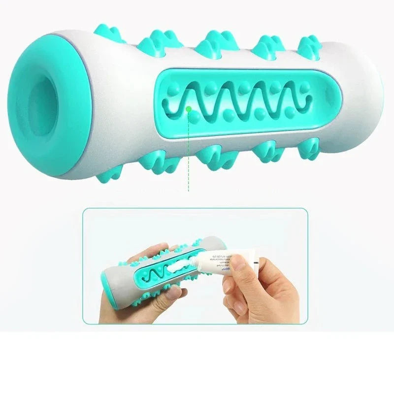 Dog Toothbrush Toy - Interactive Chew Toy for Cleaner Teeth 